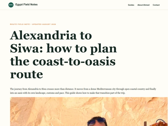 alexandria-to-siwa-road-guide screenshot