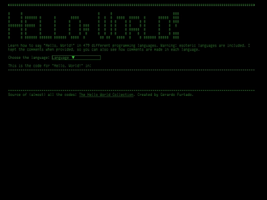 hw/hello screenshot