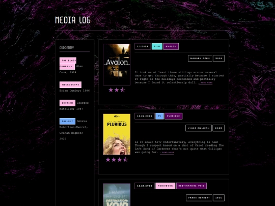 media-log screenshot