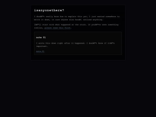 index screenshot