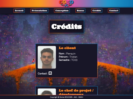 page/credits_dev screenshot