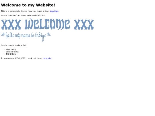 index screenshot