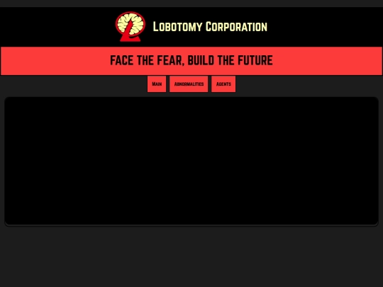 Others/AU_STUFF/Lobotomy_Corporation/MainMenu screenshot