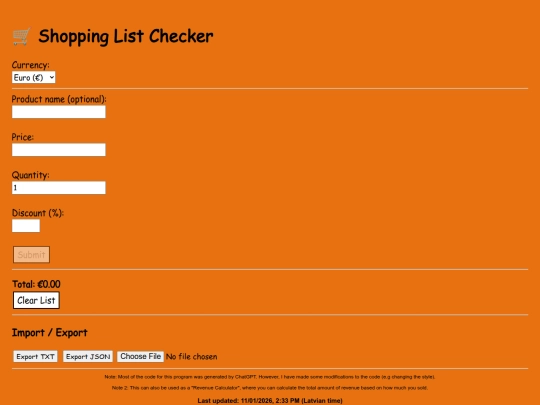 shopping_list_checker screenshot