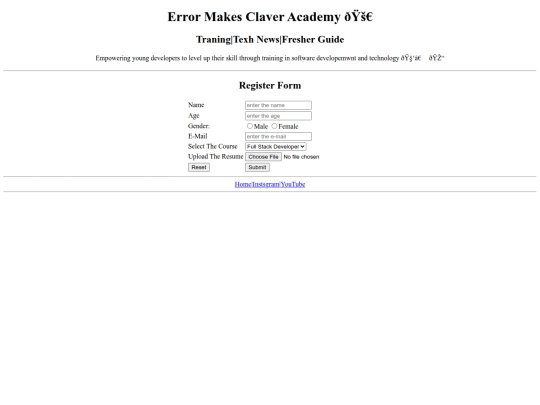 register screenshot