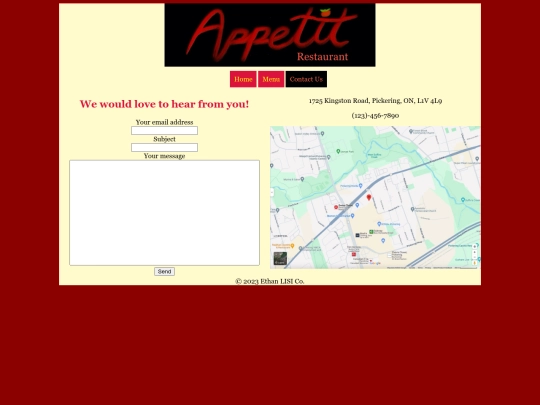 contact screenshot