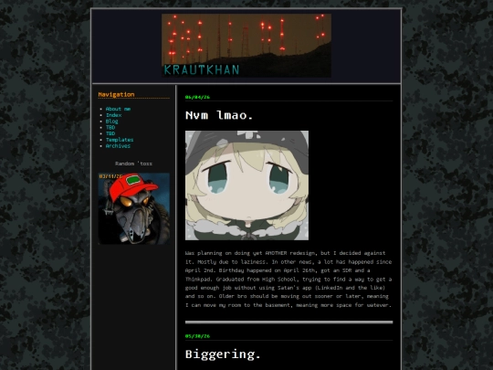 blog screenshot