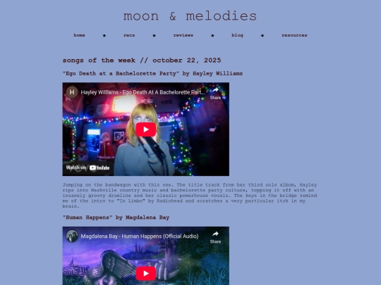 blog/songs-of-the-week-oct-22-2025 screenshot