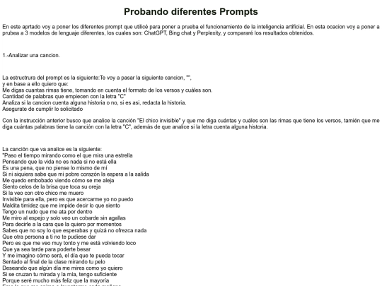 Prompts screenshot