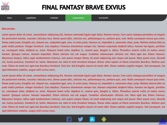equip screenshot