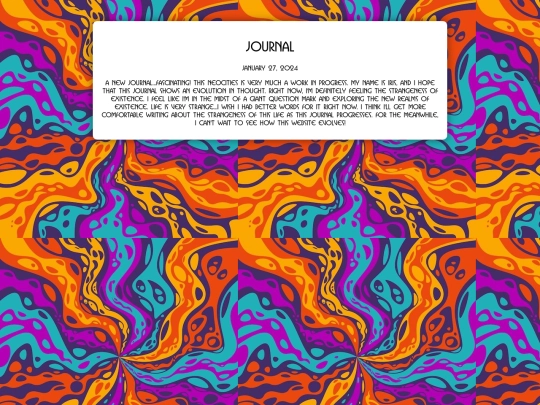 journal screenshot