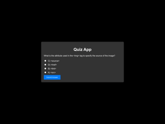 HTMLquiz3 screenshot