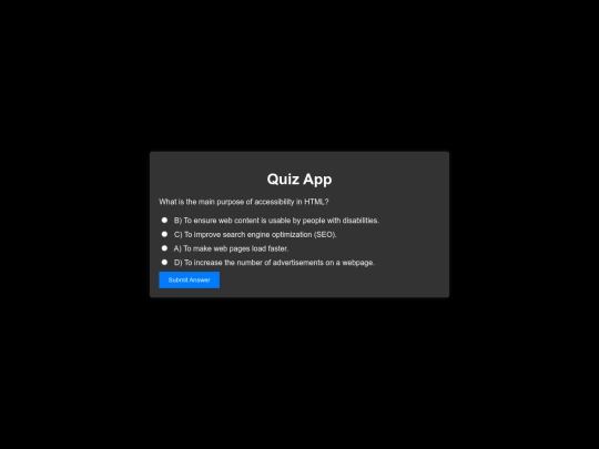 HTMLquiz7 screenshot