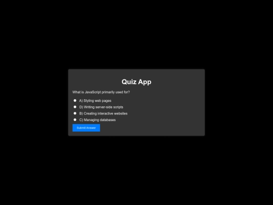 javascriptquiz1 screenshot