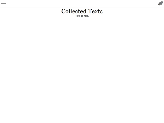 collectedtexts screenshot