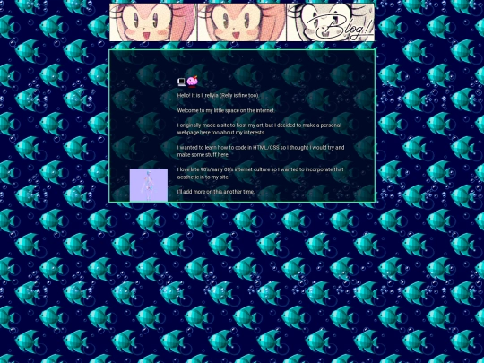 blog/profile screenshot