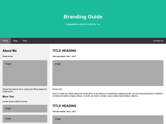 Blog screenshot