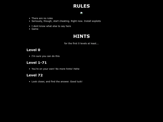 rules screenshot