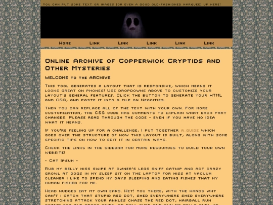 testsite screenshot
