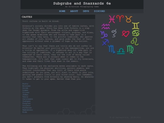 castes screenshot
