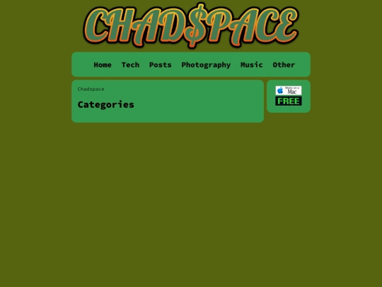 categories screenshot