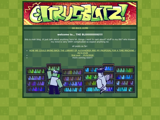 blog screenshot
