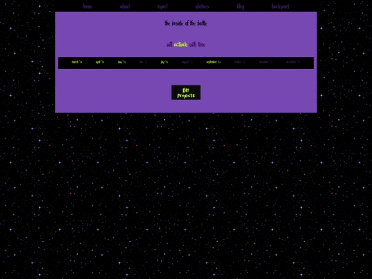Blog screenshot