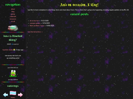 blog screenshot