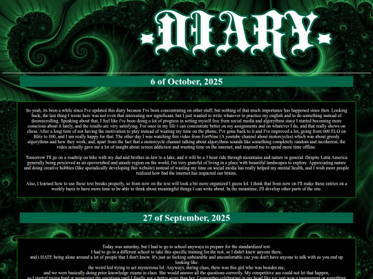 DIARY screenshot