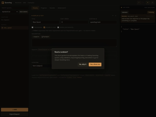 index screenshot