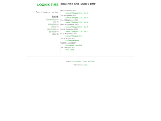 archives screenshot