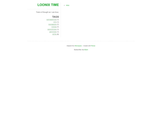 categories screenshot