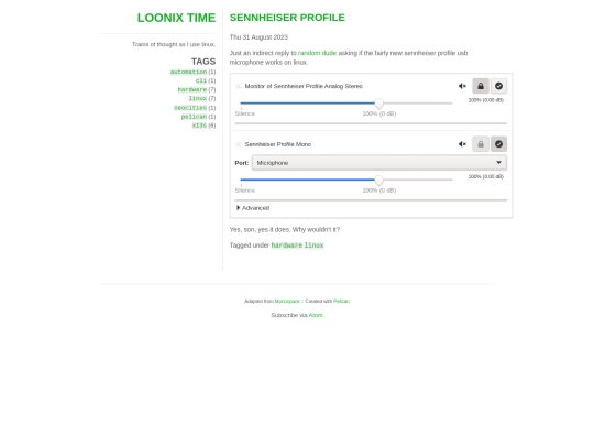 sennheiser-profile screenshot