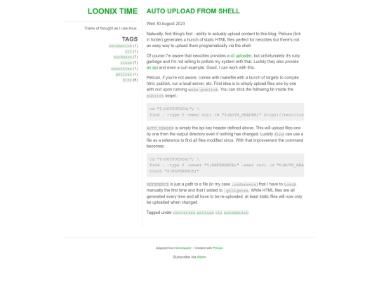 tag/pelican screenshot
