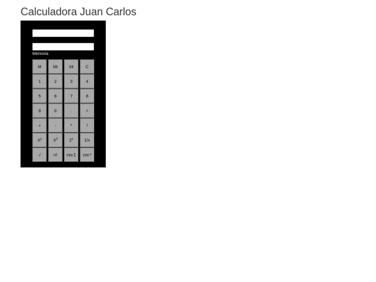 calculadoraJQuery screenshot