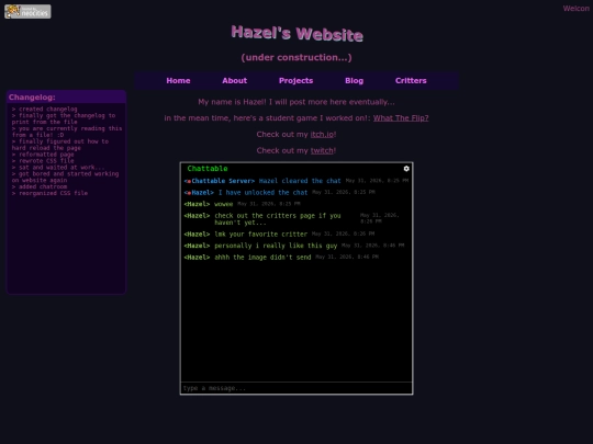 index screenshot