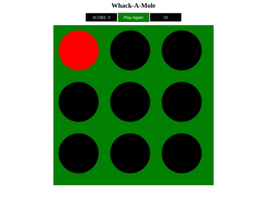 Whack-A-Mole screenshot