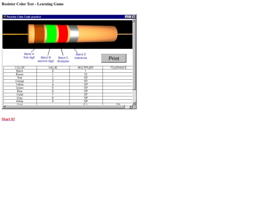 win/resistor screenshot