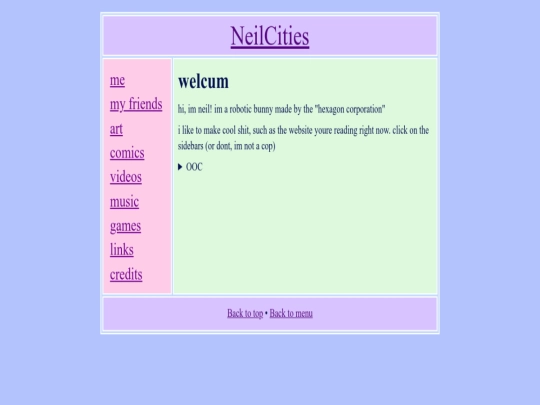 index screenshot
