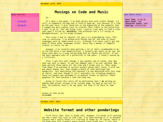 Journal/entries/entry1 screenshot