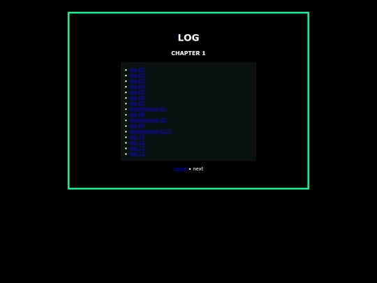 log screenshot