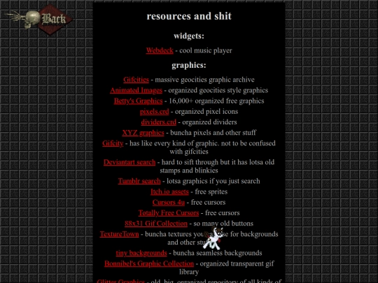 resources screenshot