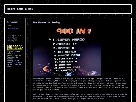 index screenshot