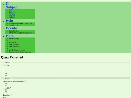 QuizFormat screenshot