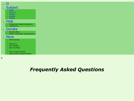 faq screenshot