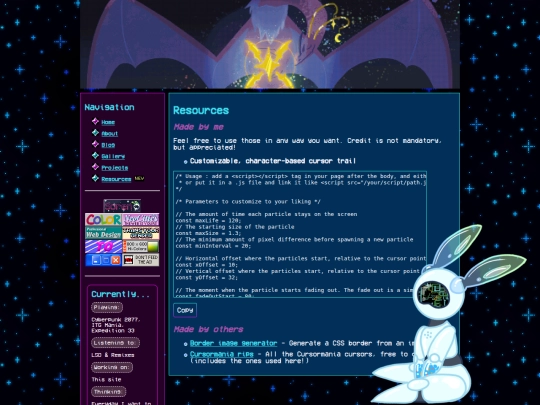resources screenshot