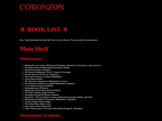 bookList screenshot