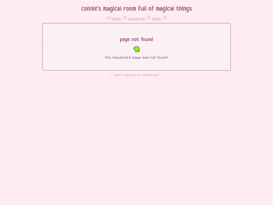 not_found screenshot