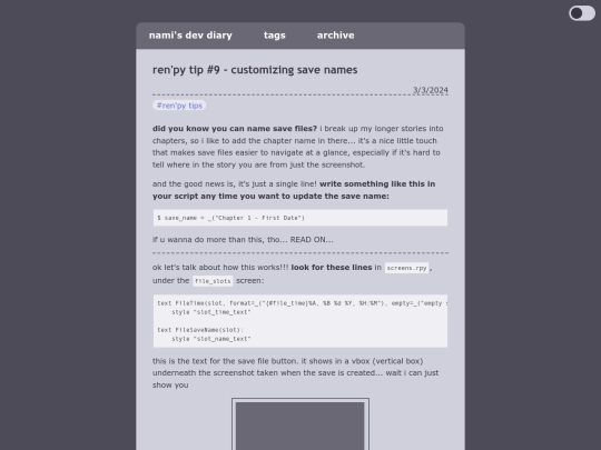 blog/posts/2024-03-03-customizing-save-names screenshot