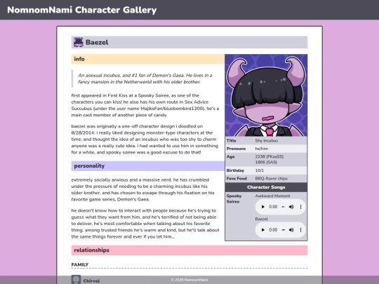 characters/baezel screenshot